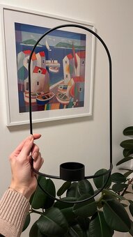 Nástěnné černé svícny Pov  2ks - 5