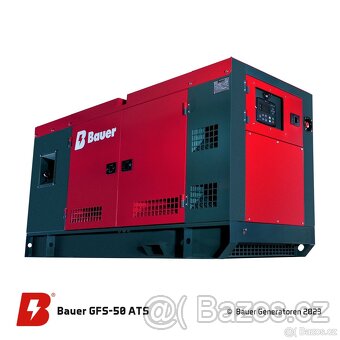 Naftová elektrocentrála Bauer GFS-50 ATS 50 kW/62,5 kVA - 5