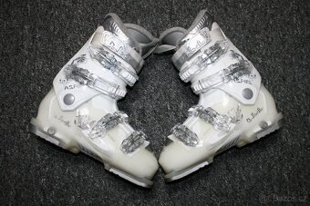 dámske , dievcenské lyže Salomon sun drevene jadro 136 cm - 5