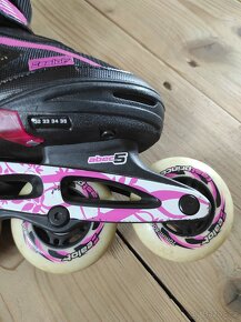 Dětské kolečkové inline brusle, vel. 32-35 - 5
