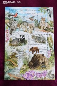 Krásné poštovní známky - aršíky 10 druhů - 5