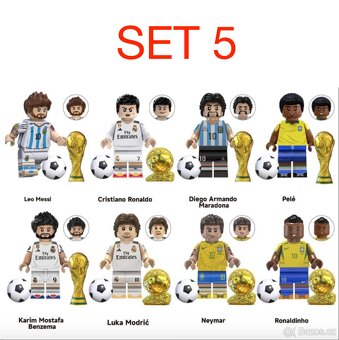 Figúrky futbal + basketbal (8ks) typ lego - nové - 5