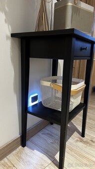 hemnes ikea noční stolek černý - 5