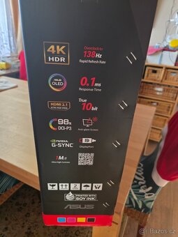 Monitor 47.5" ASUS ROG Swift OLED PG48UQ černá - 5