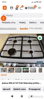 Amica SPA 6110 TLW Skleněný příklop 60cm - 5