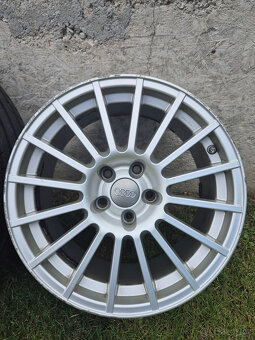 4x ALU Audi 5x112 ET35 + 3x letní pneu 225/55 R17 101Y - 5