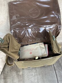 Prodám lékárničku, vojenská taška ČSLA kompletně vybavená - 5
