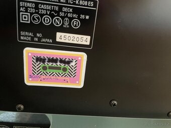 Kazetový magnetofon SONY TC-K 808 ES - 5