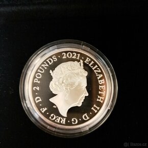 Stříbrná kolorovaná mince The Who 1OZ - 5