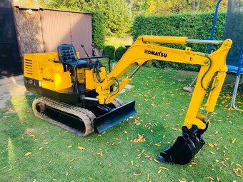 Japonský minibagr 1.2tuny Komatsu, diesel - 5
