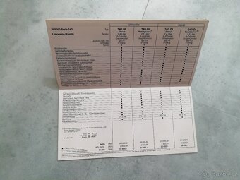 Volvo - ceník 1988 - doprava v ceně - 5