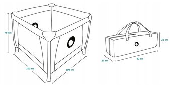 Dětská ohrádka Lionelo skládací - 5