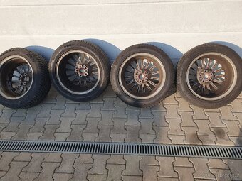 215/55r17 zimní vzorek  m+s  7.2 mm alu kola 5x11, ET 37 - 5