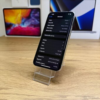 iPhone 13 Pro 128GB silver, vše funkční, 12 měsíců záruka - 5