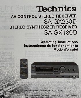 Receiver TECHNICS + 2 repro Sony - 5