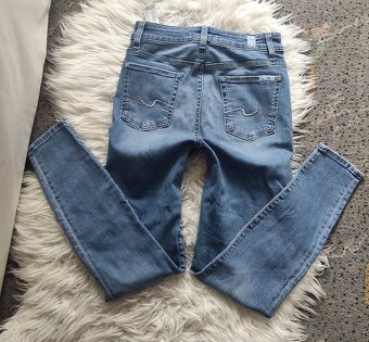 7 For All Mankind v.26 džíny High waist skinny - 5