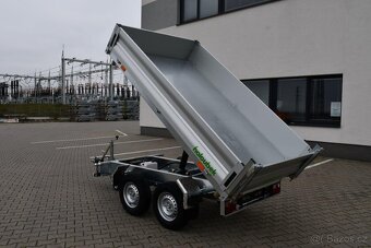 Třístranný sklápěcí přívěs do 2700 kg 2,6m ELEKTOHYDRAULIKA - 5