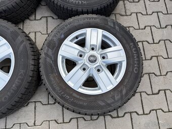 4x al kola 5x160 16 + pneu zimní 215/65 R16C - 5
