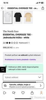 The North Face Oversize L Essential tričko - 5