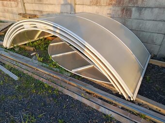 Zastřešení bazénu vhodné na 7.5 x 3 m 7x3m - 5