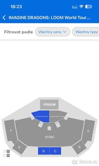 IMAGINE DRAGONS: LOOM World Tour Vstupenky VIP - 5
