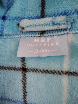 Modrý dámský župan velikost XL - XXL - 5