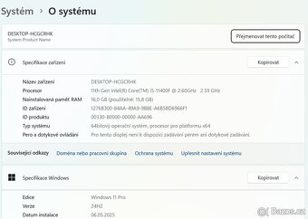 ☑️Herní PC i5 11400F,RTX 3050,16 GB RAM,1 TB SSD,WIFI - 5