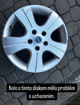 4ks Alu kola R16 origo Fiat Sedici, Suzuki - 5