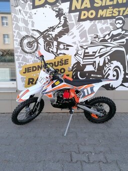 Pitbike Shark 125ccm 17x14 oranžová - 5