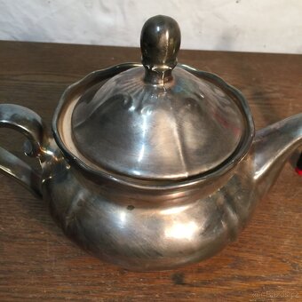 postříbřená konvice na čaj US. Silber Zone Bavaria... - 5