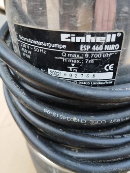 Prodám kalové čerpadlo Einhell - 5