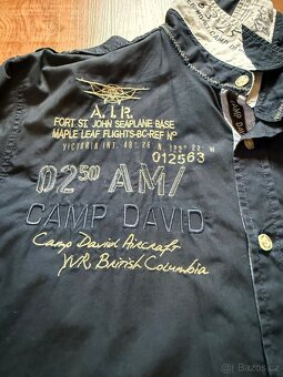 Košile Camp David Blue Haritage Brand Regular Fit - 5