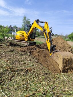 Bagr JCB 8085. Klima, 2x lyžica, sekačka. - 5
