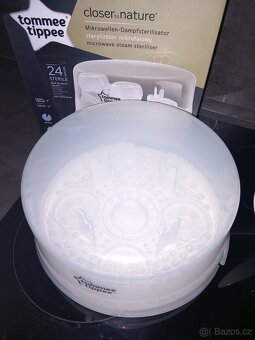 Parní sterilizátor, odkapávač na lahve Nuk a dávkovač mléka - 5