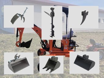 Bagr, podkop pro čtyřkolky Dabaki ATV360 (vč. DPH) - 5