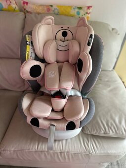 Otočná autosedačka TWT Plus ISIZE BUF BOOF Pink - 5