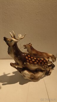 Porcelánová soška - štvanice Royal Dux - 5