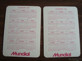 Kapesní kalendáříky - MEXICO 86 - 5