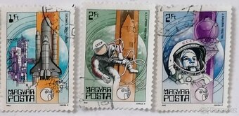 Známky vesmír vzducholodě balóny letadla kosmos - 5