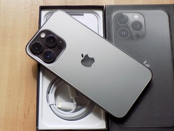 APPLE iPhone 13 Pro 256GB Graphite - ZÁRUKA - TOP -100%BAT. - 5