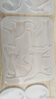 Silikonové formy na pryskyřici - Anděl, motýly, kočky - 5