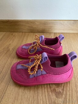 Barefoot tenisky Affenzahn - Baby Knit Walker Bird růžové ve - 5