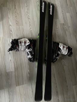 Lyže Elan 160 cm + lyžáky  44-45 - 5