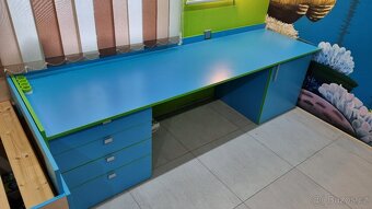 Postel + psací stůl  + židle - dětský pokoj - 5