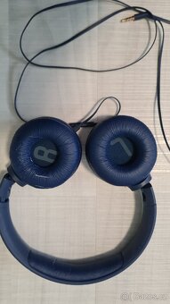 Sluchátka drátová jack JBL modrá - 5