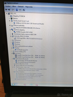 notebook Dell Latitude D630 + nový zdroj, baterie 3hod - 5
