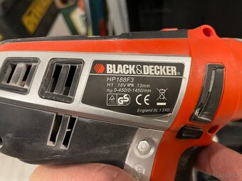 AKU vrtačka s příklepem Black & Decker 18V, 1,7Ah - 5