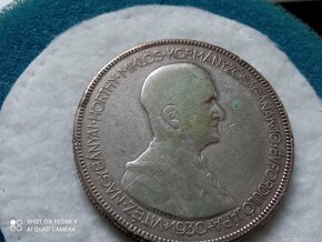 SŘÍBRNÁ MINCE 5 PONGE 1939 HORTY - 5