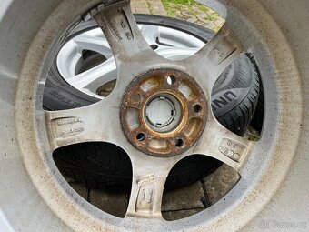 4x alu disky RONAL 5x114 R17, pneu 50% - 5