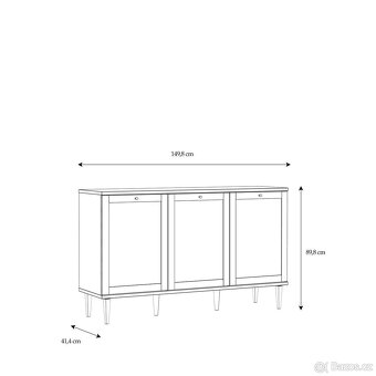 Nová komoda Calasetta délka 150 cm - 5